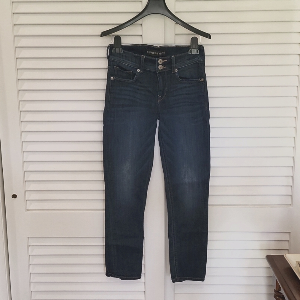 Express 0R Cropped Skinny Leggings